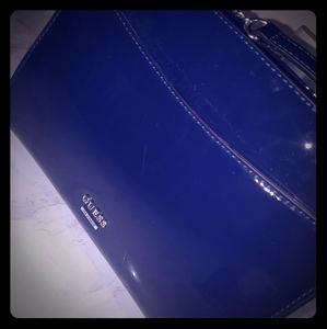 Blue Guess purse